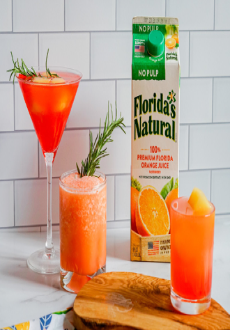 Summer Splash with Orange Juice Ice Cubes—Made Three Ways | Florida's Natural